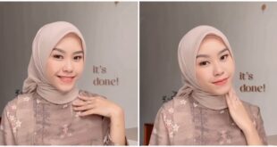 hijab segi empat lilit leher